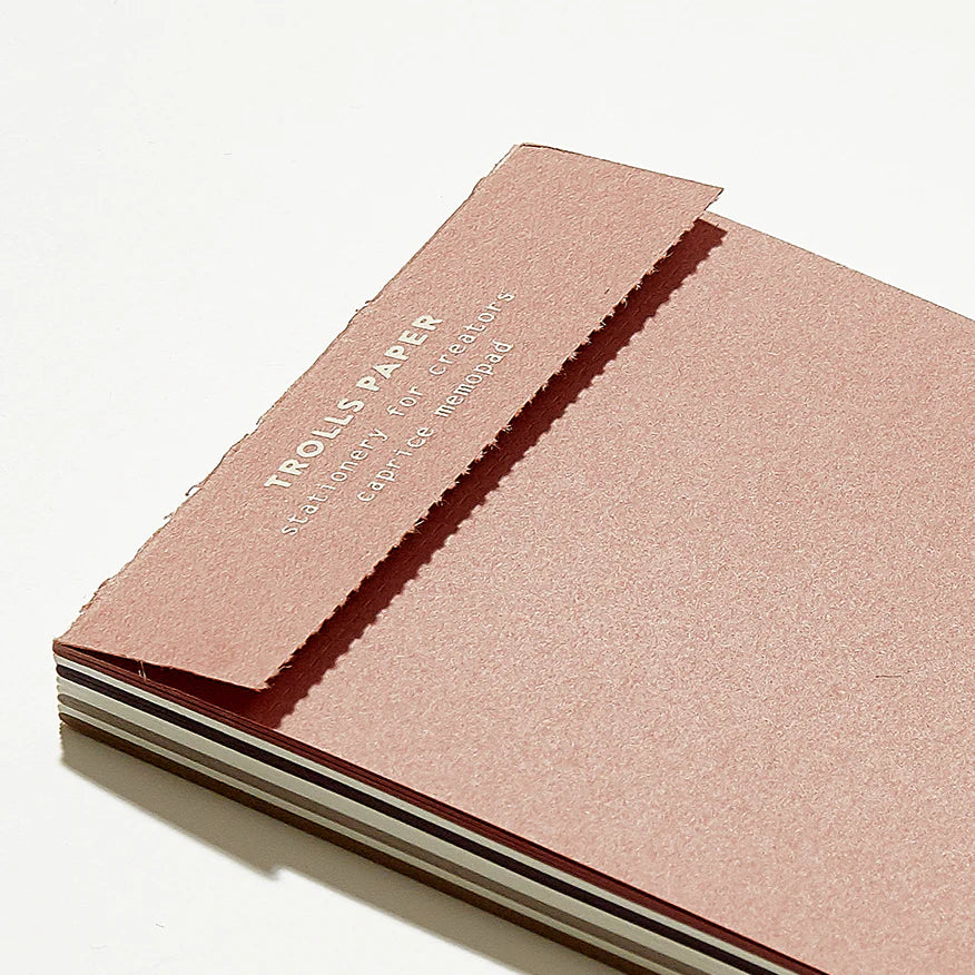 Caprice Memo Pad - Rose | Paper & Cards Studio